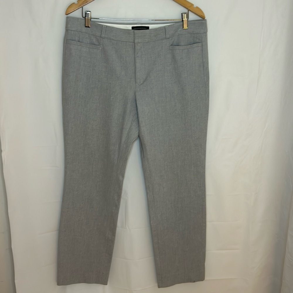 Banana Republic Sloan pants straight wide leg women’s size 12 stretch corpcore - Picture 1 of 10